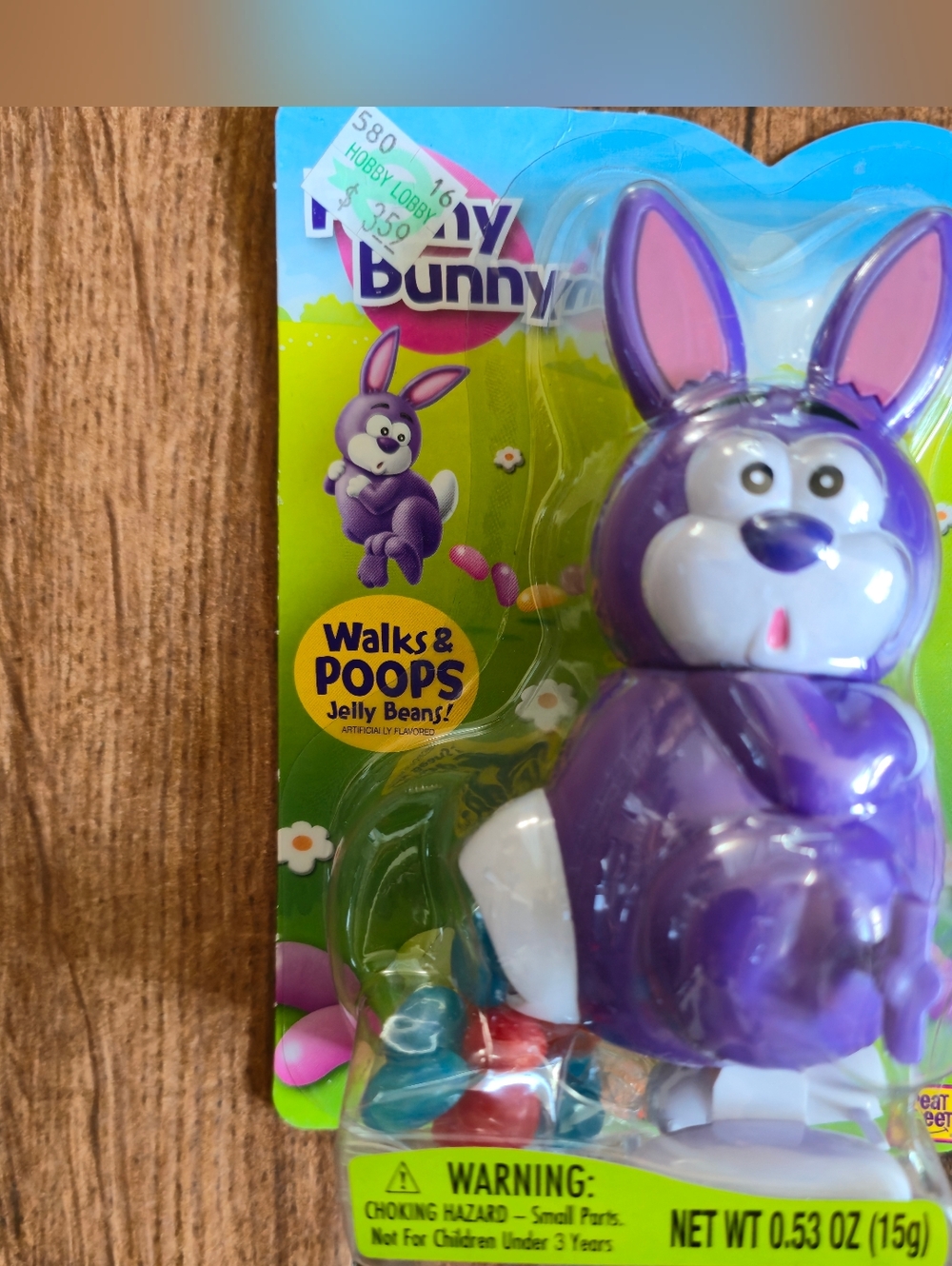 New Easter Funny Bunny Walks and Poops Jelly Beans Candy Dispenser Funny